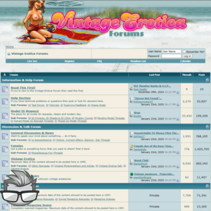 Vintage Erotica Forums